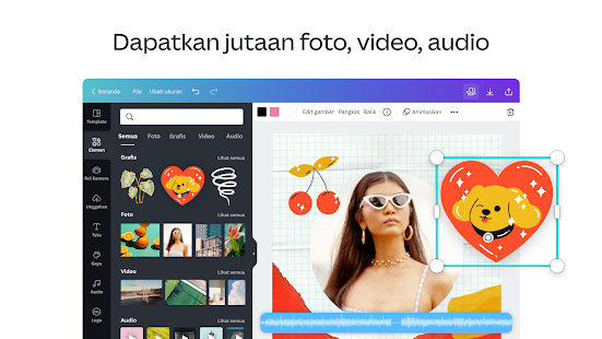 Canva: Editor Video & Foto AI Screenshot