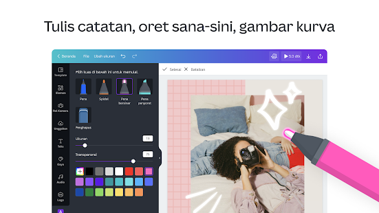 Canva: Editor Video & Foto AI Screenshot