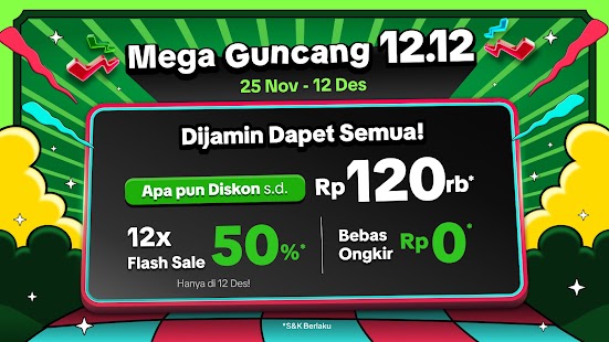 Tokopedia Mega Guncang 12.12 Screenshot