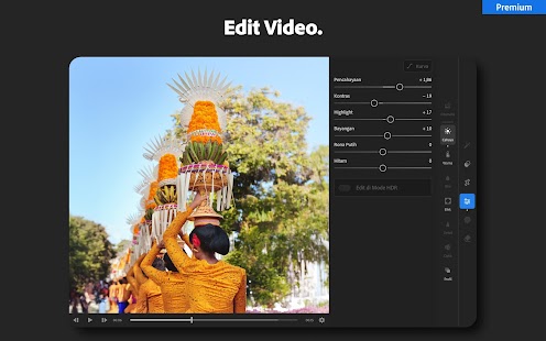 Lightroom Editor Foto & Video Screenshot