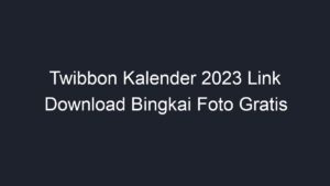 Twibbon Kalender Link Download Bingkai Foto Gratis Geograf