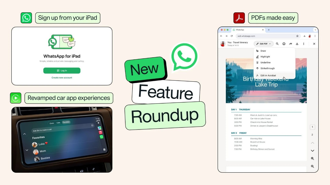 WhatsApp Permudah Pengguna dengan 4 Fitur Baru, Termasuk Edit PDF di Aplikasi Langsung
