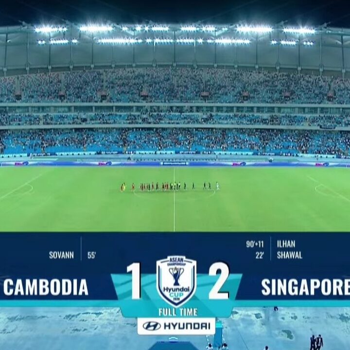 Hasil Piala AFF 2026: Singapura Raih Tiga Poin Perdana Usai Taklukkan Kamboja 2-1