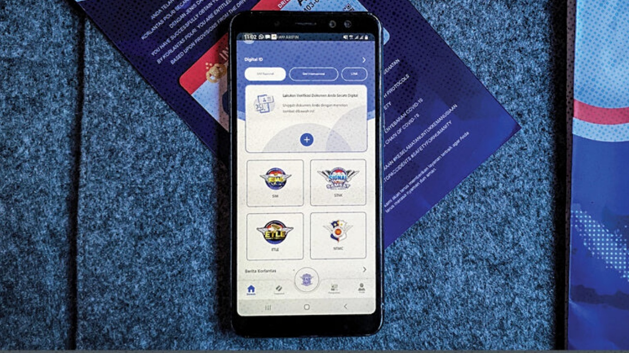 Buat SIM Digital di Aplikasi Korlantas Polri