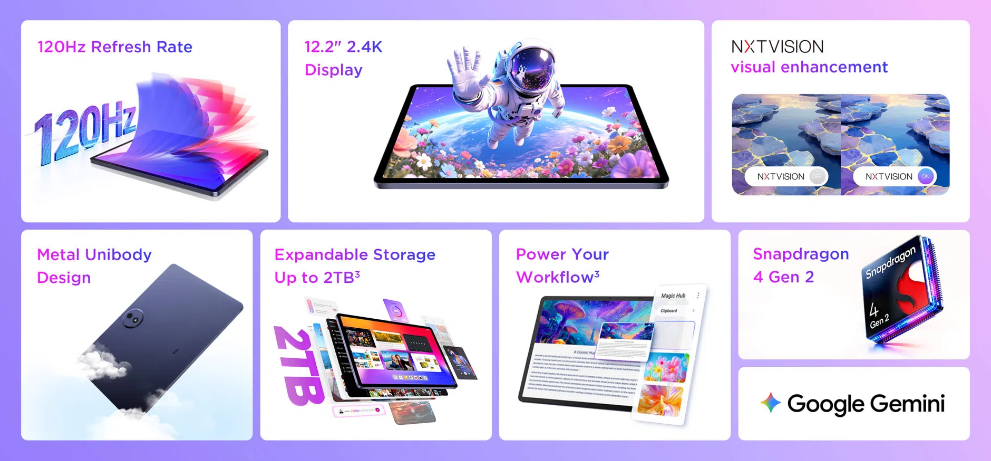 Spesifikasi TCL Tab A1 Plus Nxtpaper