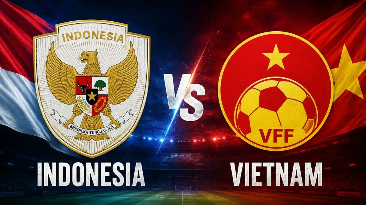 Babak Pertama Piala AFF: Vietnam Unggul 2-0 atas Indonesia